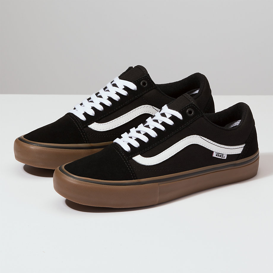 Vans Erkek Spor Ayakkabı Old Skool Pro Siyah/Beyaz | 10348-253